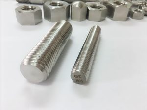 No.81-F55 Zeron100 fasteners prej çeliku inox shufra e plotë e filetuar S32760